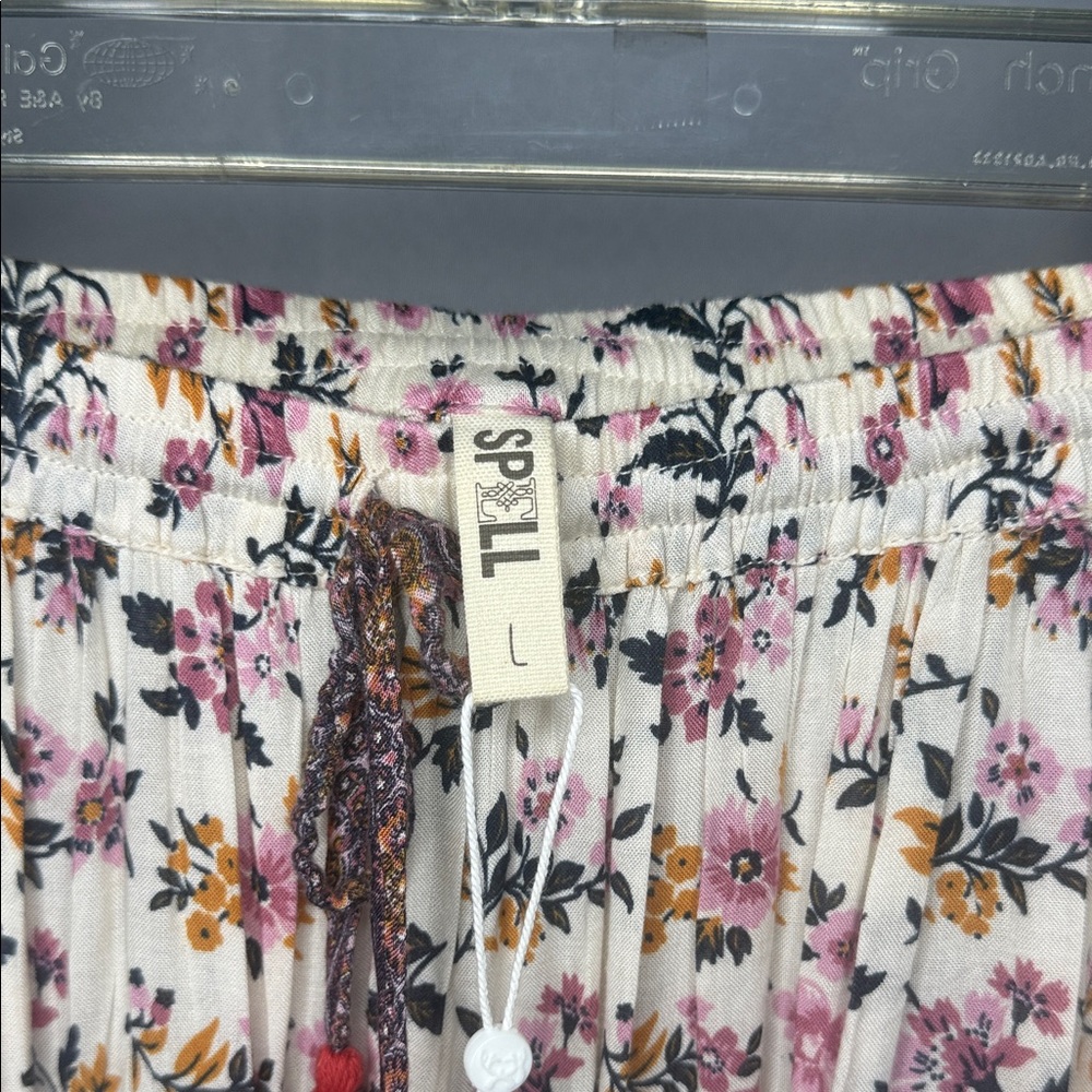NWT Spell Elle Boho Mini Skirt in Rosewood Size Large - Picture 9 of 16